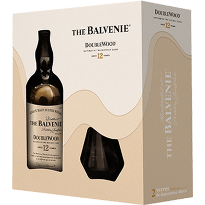 COFFRET THE BALVENIE 12 ANS + 2 VERRES