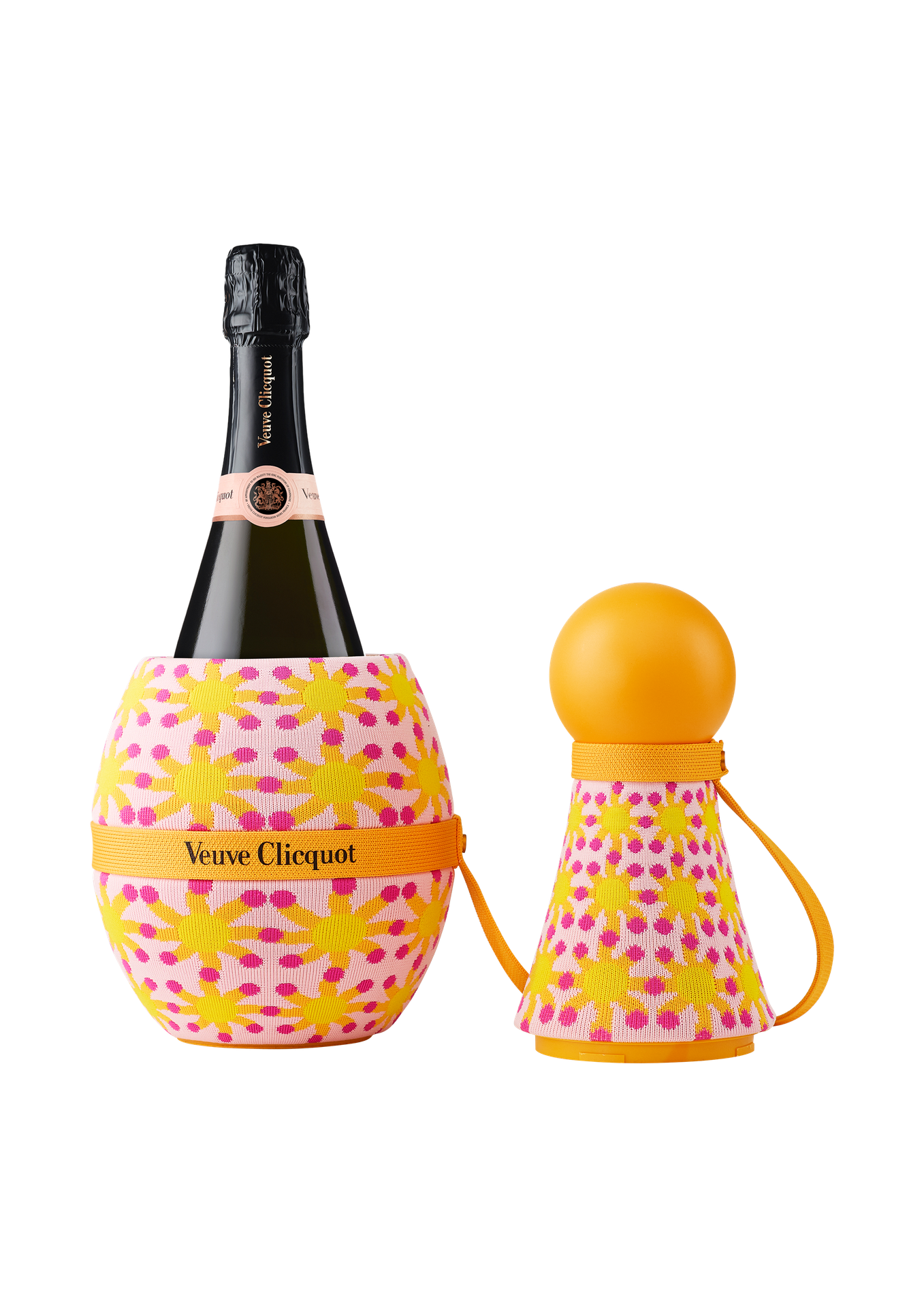 VEUVE CLICQUOT TOTEM ROSÉ SUN PATTERN BY YINKA ILORI