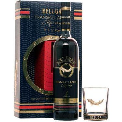 COFFRET VODKA BELUGA Transatlantic + 1 Verre