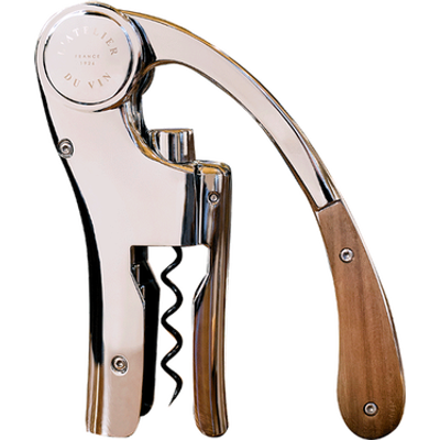 TIRE BOUCHON OENO MOTION WOOD & CHROME
