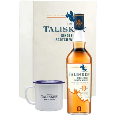 TALISKER 10 YEAR 45,8° - Geschenkdoos met 1 mok
