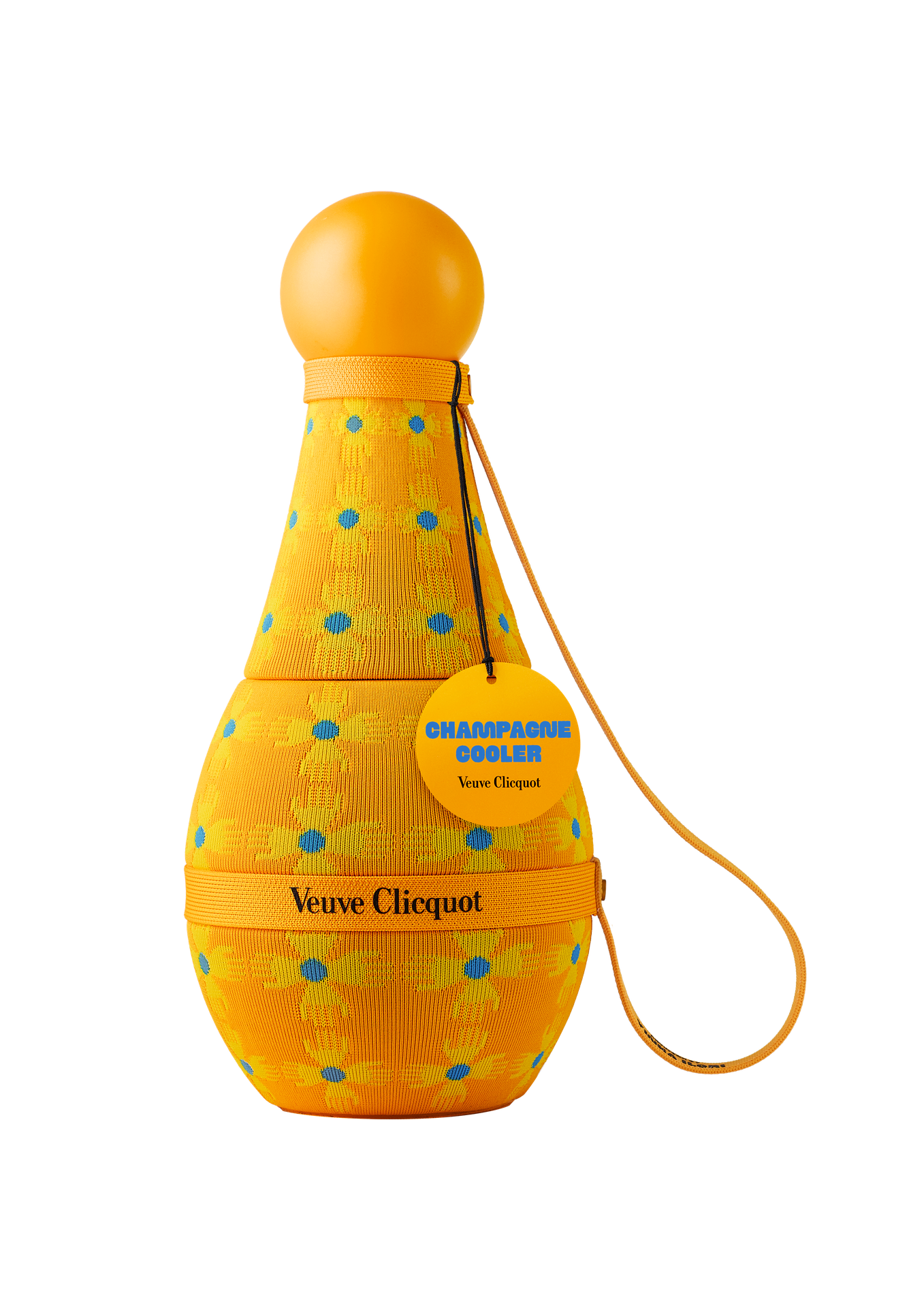 VEUVE CLICQUOT TOTEM YELLOW LABEL SUN PATTERN BY YINKA ILORI