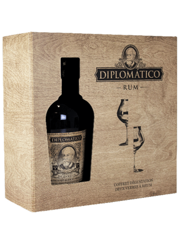 COFFRET RUM DIPLOMATICO SELECTION + 2VERRES