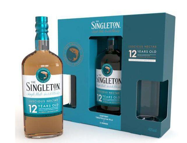 COFFRET THE SINGLETON 12 ANS + 2 VERRES
