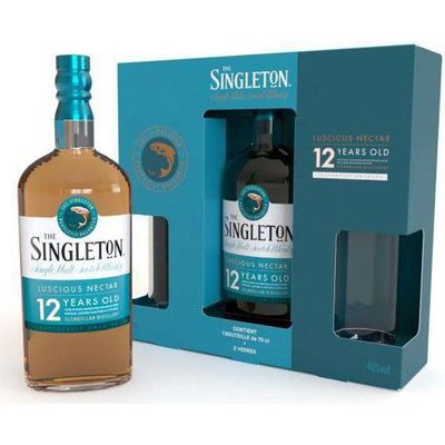 COFFRET THE SINGLETON 12 ANS + 2 VERRES