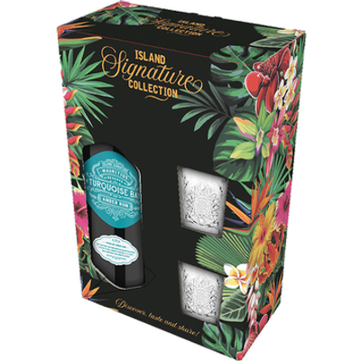 Rum Turquoise bay Canister Mauritius Coffret