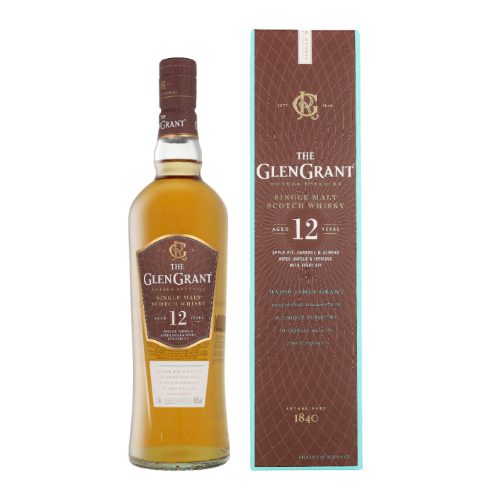 WHISKY GLEN GRANT 12 ANS SINGLE MALT ROTHE SPEYSIDE 70 CL