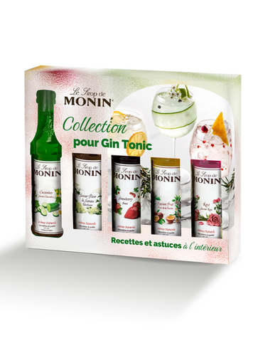 COFFRET SIROP MONIN GIN TONIC 5X5CL