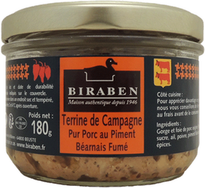 TERRINE CAMPAGNE PIMENT