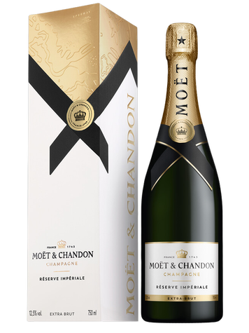 CHAMPAGNE MOET ET CHANDON RÉSERVE IMPERIALE EXTRA BRUT ÉTUI