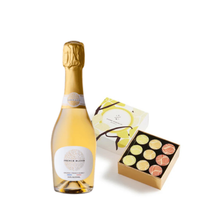 Coffret Signature Gourmande – Demi French Bloom & Chocolats