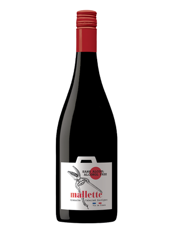 MALLETTE SANS ALCOOL ROUGE VIN DE FRANCE DESALCOOLISE