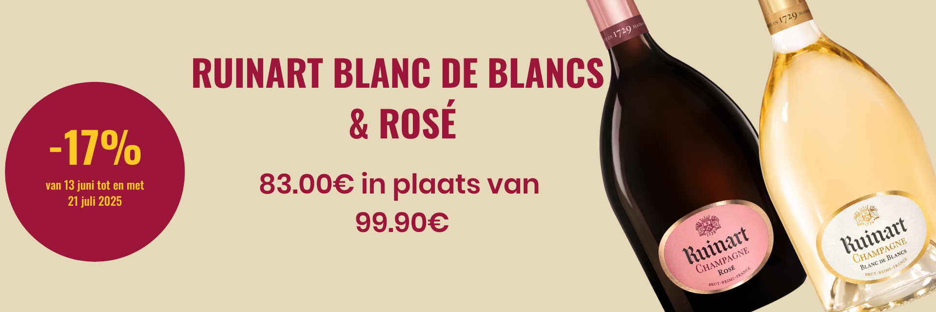 RUINART BLANC DE BLANCS & ROSÉ