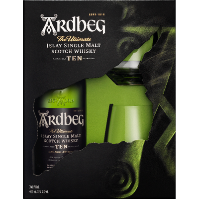 Ardbeg 10 Ans Coffret 2 verres