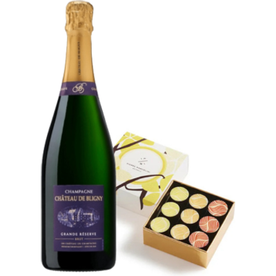 Coffret Accord Royale – Champagne & Chocolats