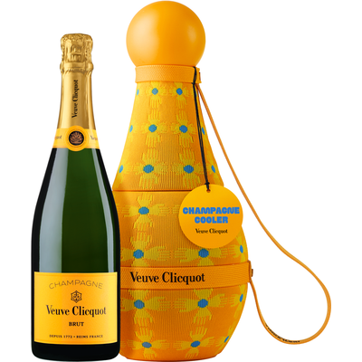 VEUVE CLICQUOT TOTEM YELLOW LABEL SUN PATTERN BY YINKA ILORI