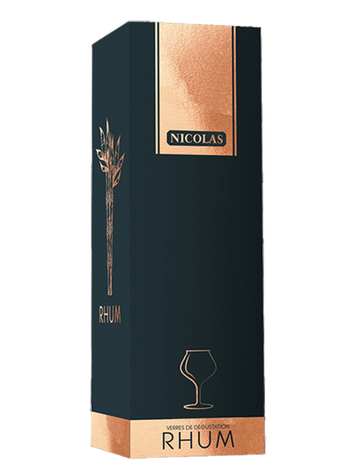 COFFRET 2 VERRES RHUM