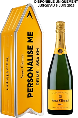 VEUVE CLICQUOT ARROW Champagne personalize me