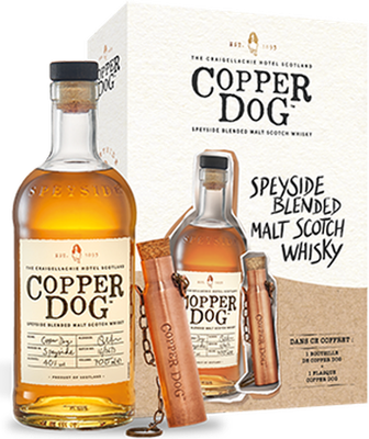 COFFRET COPPER DOG + 1 FLASQUE