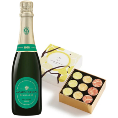 Coffret Instant Gourmand – Demi-Bouteille & Chocolats