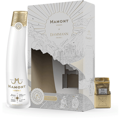 VODKA MAMONT + THÉ DAMMANN - geschenkdoos