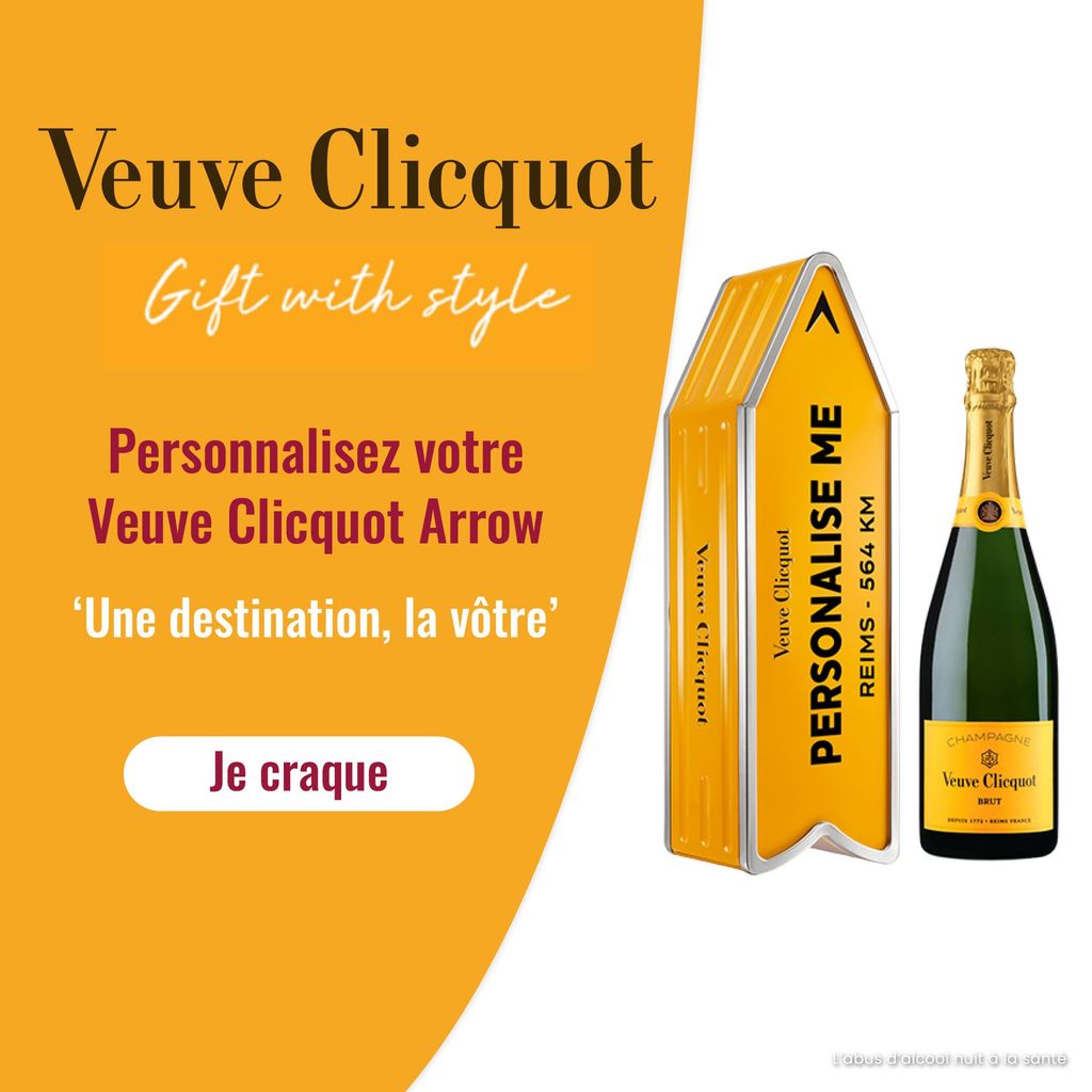 VEUVE CLICQUOT ARROW CHAMPAGNE PERSONALIZE ME